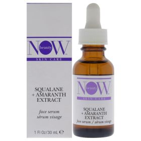Squalane Plus Amaranth Extract Serum by NOW Beauty for Unisex - 1 oz Serum