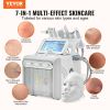 VEVOR 7 in 1 Hydrogen Oxygen Facial Machine, Professional Hydrafacial Machine for Spa, Hydro Facial Cleansing Rejuvenation Machine with 7-inch LCD Scr