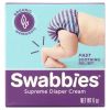 Swabbies Supreme Organic Natural Diaper Cream, 6 oz. Jar