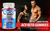 5pk Quick Shot ACV Gummies Try QuickShot Fast Keto Fat Burner Gummie Weight Loss