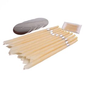 Coning Beewax Natural Ear Candle Ear Healthy Care Ear Treatment Wax Removal Earwax Cleaner (Option: 10pcs)