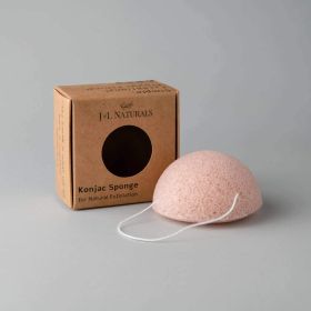 Konjac Sponge (Duo) (Sponge 2 Type: Green Tea, Sponge 1 Type: Cherry Blossom)