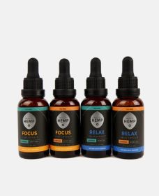 Made by Hemp THC Free Tinctures (Flavor: Focus, Strength: 2000mg)